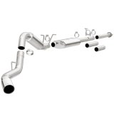 MagnaFlow Stainless Cat-Back Exhaust 2015 Chevy Silverado 2500HD 6.0L P/S Rear Exit 5in thumbnail 6