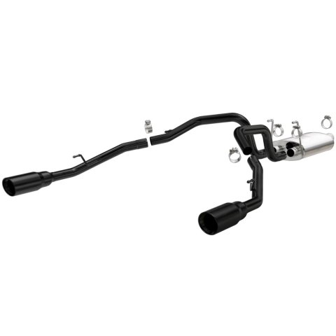 Magnaflow 09-15 Dodge Ram 1500 V8 Dual Spilt Rear Exit Black Stainless C/B Perf Exhaust thumbnail 1