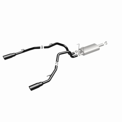 Magnaflow 09-15 Dodge Ram 1500 V8 Dual Spilt Rear Exit Black Stainless C/B Perf Exhaust thumbnail 4