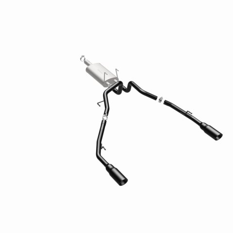 Magnaflow 09-15 Dodge Ram 1500 V8 Dual Spilt Rear Exit Black Stainless C/B Perf Exhaust thumbnail 9