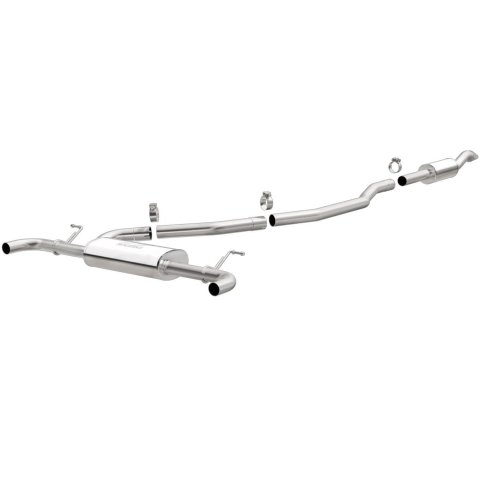 MagnaFlow 13-15 Lincoln MKZ L4 2.0L Turbo Stainless Cat Back Performance Exhaust Dual Split Rear thumbnail 1