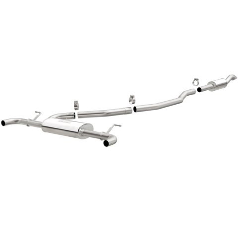 MagnaFlow 13-15 Lincoln MKZ L4 2.0L Turbo Stainless Cat Back Performance Exhaust Dual Split Rear thumbnail 3