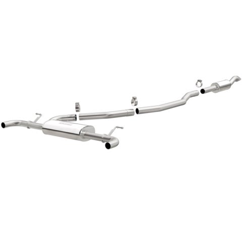 MagnaFlow 13-15 Lincoln MKZ L4 2.0L Turbo Stainless Cat Back Performance Exhaust Dual Split Rear thumbnail 4