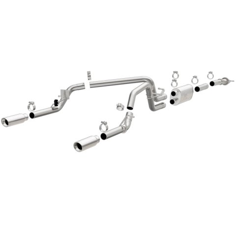 MagnaFlow Stainless Cat-Back Exhaust 2015 Chevy Colorado/GMC Canyon Dual Split Rear Exit 3.5in thumbnail 1