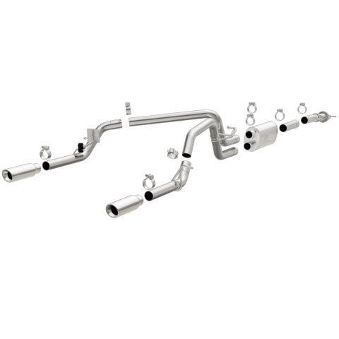 MagnaFlow Stainless Cat-Back Exhaust 2015 Chevy Colorado/GMC Canyon Dual Split Rear Exit 3.5in thumbnail 4