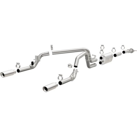 MagnaFlow Stainless Cat-Back Exhaust 2015 Chevy Colorado/GMC Canyon Dual Split Rear Exit 3.5in thumbnail 5