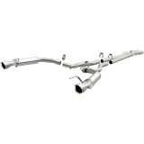 MagnaFlow Cat Back, SS, 2.5in, Competition, Dual Split Polished 4.5in Tips 2015 Ford Mustang V6 3.7L thumbnail 5