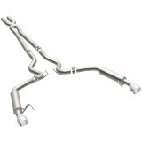 MagnaFlow Cat Back, SS, 2.5in, Competition, Dual Split Polished 4.5in Tips 2015 Ford Mustang V6 3.7L thumbnail 8