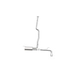 MagnaFlow Cat Back, SS, 2.5in, Street, Single Straight Pass. Polished 4in Tip, 2015 Ford Fusion 2.5L thumbnail 6
