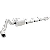 MagnaFlow Sys C/B 11-15 Ford Super Duty F250 6.2L EC CC, SS 3.5in Single Rear Pass Side Ext 5in Tip thumbnail 1