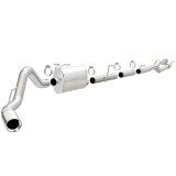 MagnaFlow Sys C/B 11-15 Ford Super Duty F250 6.2L EC CC, SS 3.5in Single Rear Pass Side Ext 5in Tip thumbnail 3