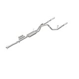 MagnaFlow Stainless Cat-Back Exhaust 2015 Chevy Silverado 2500HD 6.0L Dual Split Rear Exit 4in thumbnail 6