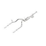 MagnaFlow Stainless Cat-Back Exhaust 2015 Chevy Silverado 2500HD 6.0L Dual Split Rear Exit 4in thumbnail 9