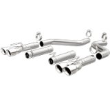 MagnaFlow Axle-Back, SS, 3in, Quad Split Rear 3.5 Tips 2015 Dodge Challenger incl SRT Hellcat thumbnail 4