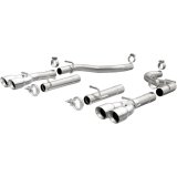 MagnaFlow Axle-Back, SS, 2.5in, Quad Split Rear 3.5in Tip 2015 Dodge Challenger R/T 5.7L thumbnail 6