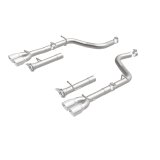 MagnaFlow Axle-Back, SS, 2.5in, Quad Split Rear 3.5in Tip 2015 Dodge Challenger R/T 5.7L thumbnail 9