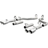 MagnaFlow Axle-Back, SS, 2.5in, Quad Split Rear 3.5in Tip 2015 Dodge Challenger 3.6L V6 thumbnail 3