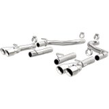 MagnaFlow Axle-Back, SS, 2.5in, Quad Split Rear 3.5in Tip 2015 Dodge Challenger 3.6L V6 thumbnail 4