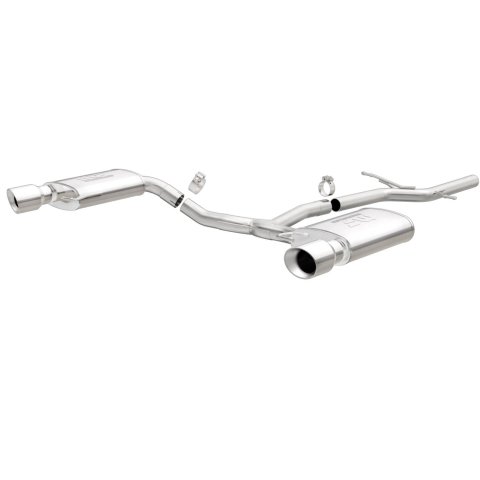 Magnaflow 2015 Audi Allroad 2.0L Touring Dual Spilt Rear Exit 2.5in 4in Tip SS C/B Perf Exhaust thumbnail 1