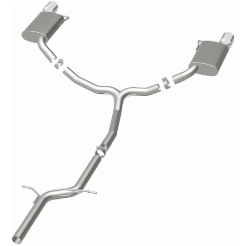 Magnaflow 2015 Audi Allroad 2.0L Touring Dual Spilt Rear Exit 2.5in 4in Tip SS C/B Perf Exhaust thumbnail 4