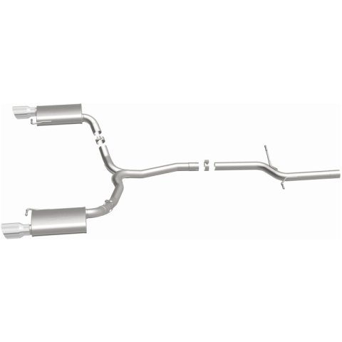 Magnaflow 2015 Audi Allroad 2.0L Touring Dual Spilt Rear Exit 2.5in 4in Tip SS C/B Perf Exhaust thumbnail 5