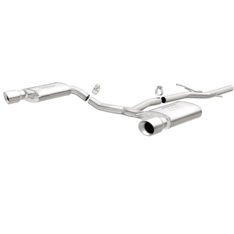 Magnaflow 2015 Audi Allroad 2.0L Touring Dual Spilt Rear Exit 2.5in 4in Tip SS C/B Perf Exhaust thumbnail 9