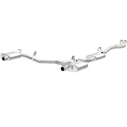 MagnaFlow Cat-Back SS Dual Split Rear Exit 2015 Dodge Charger/Chrysler 300C 3.6L V6 (Uses OEM Tips) thumbnail 1
