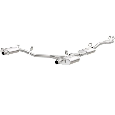 MagnaFlow Cat-Back SS Dual Split Rear Exit 2015 Dodge Charger/Chrysler 300C 3.6L V6 (Uses OEM Tips) thumbnail 4