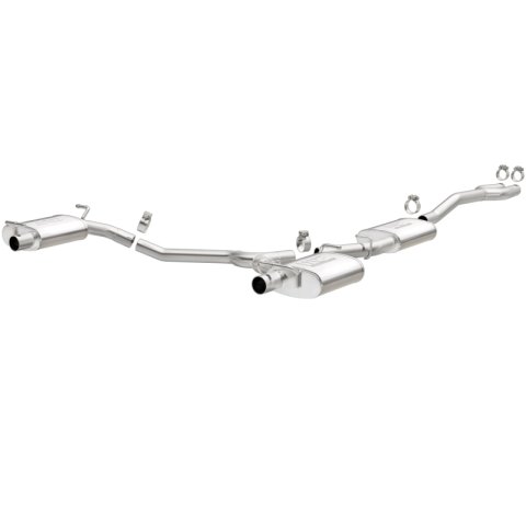 MagnaFlow Cat-Back SS Dual Split Rear Exit 2015 Dodge Charger/Chrysler 300C 3.6L V6 (Uses OEM Tips) thumbnail 5