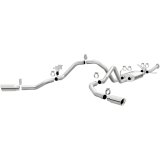 MagnaFlow Cat-Back 10-15 Toyota Tundra SC LB / CC SB 4.6L/5.7L V8 SS 2.5 Dual Split Rear 4in Tip thumbnail 1
