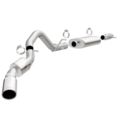 MagnaFlow MF Series SS Cat-Back Exhaust Single Passenger Side Rear Exit 2015 Cadillac Escalade thumbnail 1