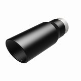 MagnaFlow Tip Stainless Black Coated Single Wall Round Single Outlet 5in Dia 3.5in Inlet 14.5in L thumbnail 8