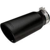 MagnaFlow Tip Stainless Black Coated Single Wall Round Single Outlet 5in Dia 4in Inlet 13in L thumbnail 5