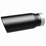 MagnaFlow Tip Stainless Black Coated Single Wall Round Single Outlet 5in Dia 4in Inlet 13in L thumbnail 9