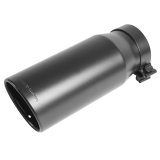 MagnaFlow Tip Stainless Black Coated Single Wall Round Single Outlet 6in Dia 5in Inlet 13in L thumbnail 6