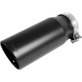 MagnaFlow Tip Stainless Black Coated Single Wall Round Single Outlet 6in Dia 5in Inlet 13in L thumbnail 7