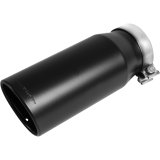MagnaFlow Tip Stainless Black Coated Single Double Round Single Outlet 5in Dia 4in Inlet 13in L thumbnail 3
