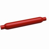 MagnaFlow Muffler Red Pack Series Glasspack 3.5in Rd 18in Body Length 2.25in/2.25in Inlet/Outlet thumbnail 6