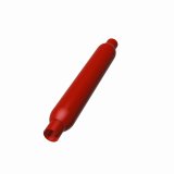 MagnaFlow Muffler Red Pack Series Glasspack 3.5in Rd 18in Body Length 2.25in/2.25in Inlet/Outlet thumbnail 7