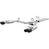 MagnaFlow Cat-Back 2016 Ford Mustang Shelby GT350/GT350R 5.2L V8 Carbon Fiber Tips thumbnail 1