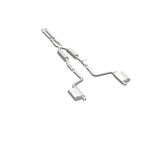 MagnaFlow Cat-Back SS 2.5in Dual Split Rear Exit (OEM Tips) 15-16 Dodge/Chrysler Charger/300 5.7L V8 thumbnail 6