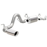 MagnaFlow Cat-Back 2016 Toyota Tacoma 3.5L V6 SS 3in Single Pass Side Exit Rear 4in Tip thumbnail 1
