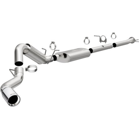 MagnaFlow 2022+ GM 2500/3500HD 6.6L Gas Single Passenger Side Rear Exit Cat-Back Exhaust thumbnail 1