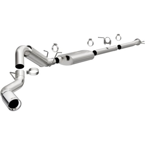MagnaFlow 2022+ GM 2500/3500HD 6.6L Gas Single Passenger Side Rear Exit Cat-Back Exhaust thumbnail 3