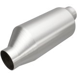 MagnaFlow 2in In/Out 4in Round Body 11.875in L Universal California Legal Catalytic Converter thumbnail 3