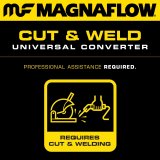 MagnaFlow California Grade CARB Compliant Universal Catalytic Converter 3.00 CA 4in Spun thumbnail 9