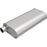 Magnaflow Rumble Muffler 20in Body (L) 26.5in Overall (L) - 9.75in Body (W) - 2.5in Offset/Center thumbnail 1