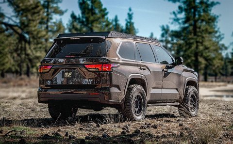 MagnaFlow 2023 Toyota Sequoia Overland Series Black Axle-Back Exhaust thumbnail 2