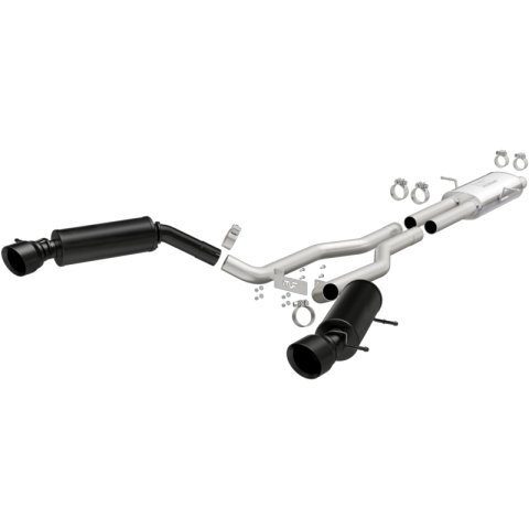 MagnaFlow Cat-Back 15-16 Land Rover Ranger Rover V6 SS 2.5in Dual Split Rear Exit 4.5in Black Tips thumbnail 6