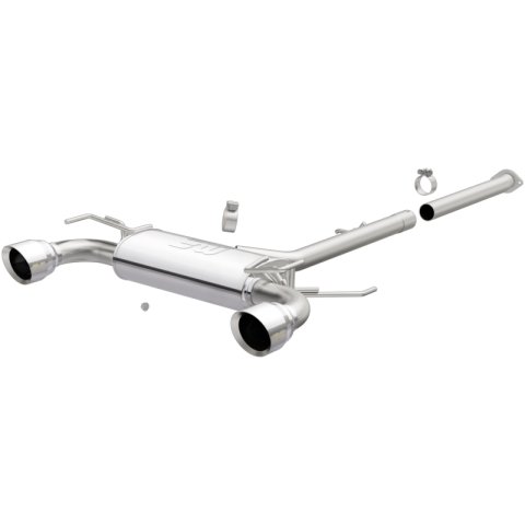 MagnaFlow Cat-Back 03-09 Nissan 350Z Street SS 2.5in Dual Split Rear Exit Polished 4.5in Tips thumbnail 2